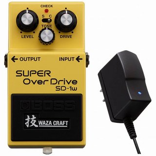 BOSS SD-1W Super Over Drive［純正ACアダプター同時購入セット］技 WAZA CRAFT MADE IN JAPAN 日本製 オーバー