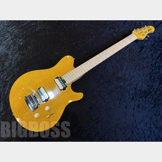 Sterling by MUSIC MANAXIS FLAME MAPLE/AX3FM Trans Gold