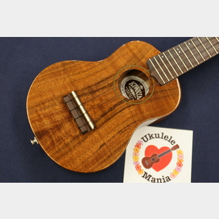 KIWAYA Kiwaya KPS-1K Solid Hawaiian Koa Soprano Ukulele #5546