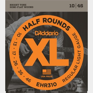D'Addario ダダリオ EHR310 XL Half Rounds Regular Light エレキギター弦