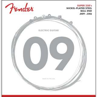 FenderSuper 250’s Nickel-Plated Steel Strings 250LR Gauges .009-.046,【池袋店】