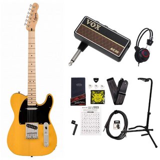 Squier by Fender Sonic Telecaster Maple Fingerboard Black PG Butterscotch Blonde スクワイヤー VOX Amplug2 AC30アンプ