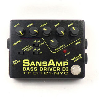 TECH21 【中古】サンズアンプ ベースドライバーDI TECH21 SansAmp BASS DRIVER DI 旧仕様 ベース用DI プリアンプ