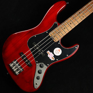 Bacchus WL4-ASH/RSM See Through Red　S/N：GI09328 【エレキベース】【ローステッドメイプル】 【未展示品】