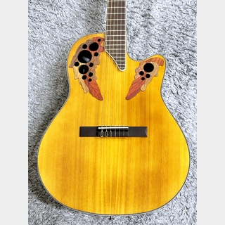 Ovation Celebrity Elite Nylon Mid Depth CE44C-4A-G  Aged Natural【エレガット】