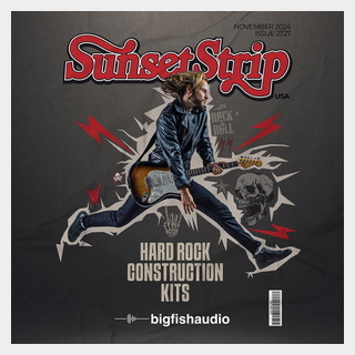 bigfishaudio SUNSET STRIP - HARD ROCK CONSTRUCTION KITS