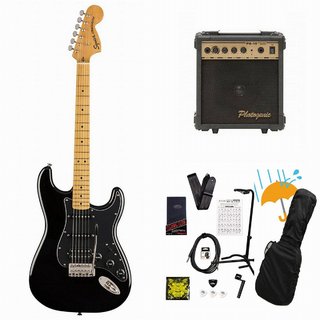 Squier by FenderClassic Vibe 70s Stratocaster HSS Maple FB Black  エレキギター PG-10アンプ付属エレキギター初心者セッ