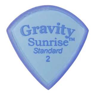 Gravity Guitar PicksSunrise -Standard Master Finish- GSUS2M 2.0mm Blue ギターピック