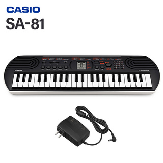 CasioSA-81+ADE95100LJ ミニキーボード 純正アダプターセット 44鍵盤