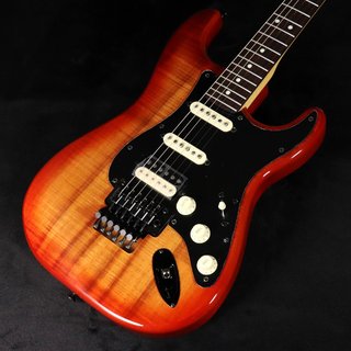 Fender ISHIBASHI FSR MIJ Hybrid II Stratocaster HSS Koa Top Black Hardware 【梅田店】