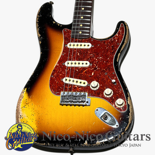 Fender Custom Shop2012 MBS 1962 Stratocaster Heavy Relic Master Built by John Cruz (Sunburst)