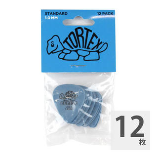 Jim Dunlop Tortex Standard 1.0mm Blue Player's Pack ギターピック 12枚パック