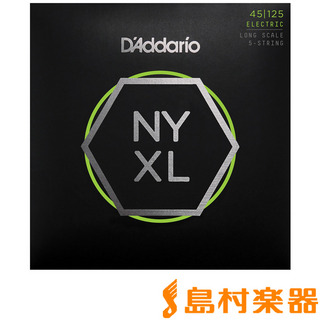 D'Addario NYXL45125 5弦エレキベース弦/045-125