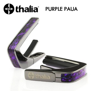 Thalia Capo Exotic Shell PURPLE PAUA -Black Chrome- │ ギター用カポタスト【オンラインストア限定】