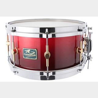 canopus The Maple 6.5x12 Snare Drum Crimson Fade LQ