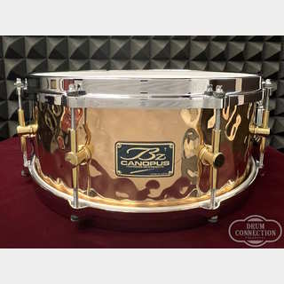 canopusHBZ-1455 Hammered Bronze Snare 14"×5.5"