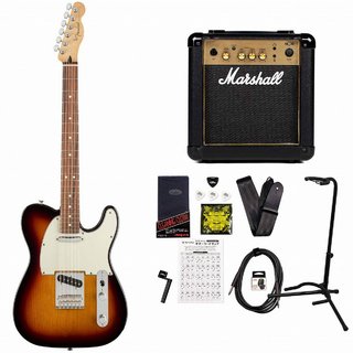 Fender Player Series Telecaster 3 Color Sunburst Pau Ferro MarshallMG10アンプ付属エレキギター初心者セット【