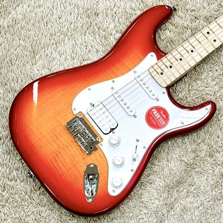 Squier by FenderAffinity Series Stratocaster FMT HSS Maple Fingerboard White Pickguard Sienna Sunburst 【特価】