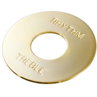 ALLPARTSオールパーツ AP-0663-002 Gold Metal Rhythm Treble Ring トグルスイッチプレート
