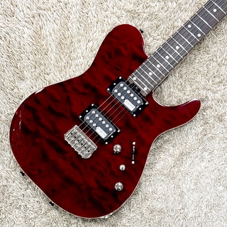 SCHECTER JAPAN KR-24-2H-FXD R / RED (See-thru Red)