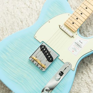 Fender2024 Collection Made in Japan Hybrid II Telecaster -Flame Celeste Blue-【#JD24020230】