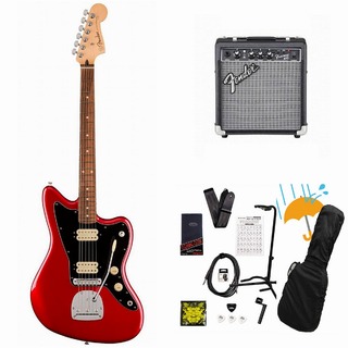 FenderPlayer Jazzmaster Pau Ferro FB Candy Apple Red Fender 10Wアンプ付属エレキギター初心者セットR【WEBSHO