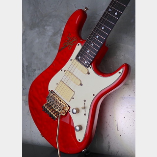 Valley Arts Custom Pro -USA / One Piece Maple 1990 / Trans Red