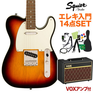 Squier by Fender CV 60S CTM TELE LRL 3TS エレキギター初心者14点セット 【VOXアンプ付き】
