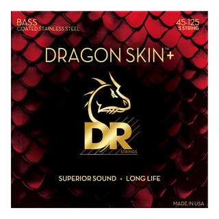 DR DRAGON SKIN＋ Stainless for Bass DBS5-45 45-125 極薄コーディング 5弦エレキベース弦