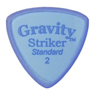 Gravity Guitar PicksStriker -Standard Master Finish- GSRS2M 2.0mm Blue ギターピック
