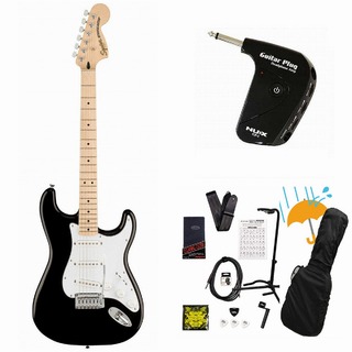 Squier by FenderAffinity Series Stratocaster Maple FB WH PG Black エレキギター GP-1アンプ付属エレキギター初心者セッ