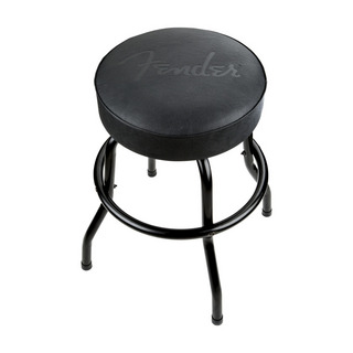Fenderフェンダー Embossed Black Logo Barstool Black/Black 24" スツール バースツール 椅子