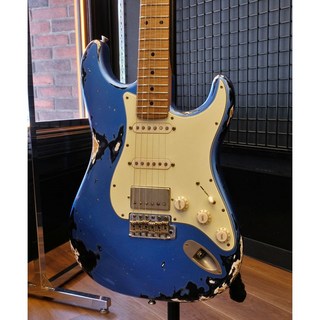 Xotic 【USED】XSC-2 Lake Placid Blue over Mercedes Blue/Heavy Aged/Ash/Roasted Flame Maple MN【SN.2984】