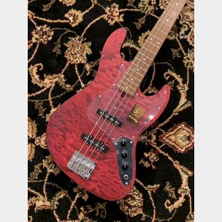 赤 エレキベース 4弦 アルダー材 ATELIER Z DAL-4 CTM OWH/M 日本製 エレキベース アトリエZ 送料無料