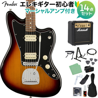 Fender Player Jazzmaster 3-Color Sunburst 初心者14点セット マーシャルアンプ付 ジャズマスター