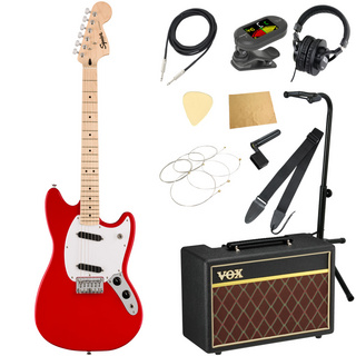 Squier by Fender Sonic Mustang MN TOR エレキギター ムスタング VOXアンプ付き 入門11点 初心者セット