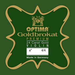 OPTIMAGoldbrokat Premium 24K Gold　E線　0.27　ループエンド
