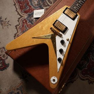 Gibson Custom Shop【ギブソン】1958 Korina Flying V Reissue White Pickguard【現物写真】