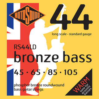 ROTOSOUND Bronze Bass 44 Standard Phosphor Bronze Roundwound, RS44LD (.045-.105)