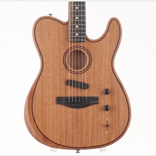 Fender Acoustasonic Telecaster All-Mahogany 2023 Ebony Fingerboard, Natural 【渋谷店】