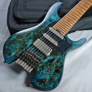 Ibanez Q547PB COL (Cosmic Blue Low Gloss) 7弦エレキギター ヘッドレス