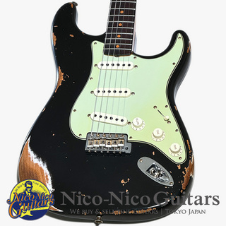 Fender Custom Shop2022 1960 Stratocaster Heavy Relic (Aged Black)
