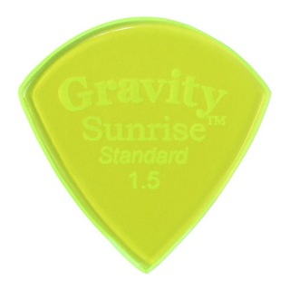 Gravity Guitar Pickssunrise -standard- GSUS15P 1.5mm Fluorescent Green ギターピック