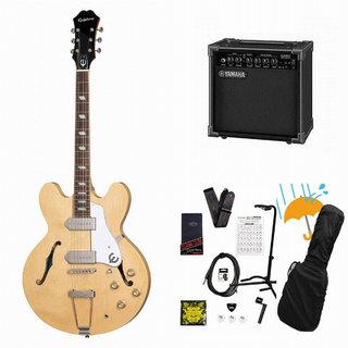 Epiphone Casino Natural カジノ YAMAHA GA15IIアンプ付属初心者セットR【WEBSHOP】