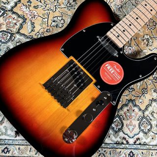 Squier by Fender Affinity Series Telecaster Maple Fingerboard Black Pickguard エレキギター テレキャスター