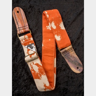 Mother Mary "Orange Bleached" Guitar Strap 【Made In USA】【ハンドメイド】【ストラップ】【ベース館在庫品】