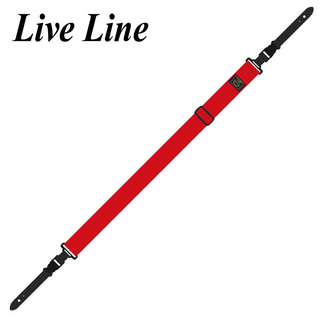 LIVE LINE LSR28 Clip System AC Strap -Red- │ ギターストラップ