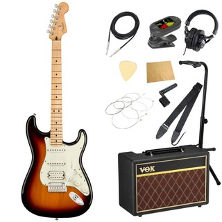 Fenderフェンダー Player Stratocaster HSS MN 3TS エレキギター VOXアンプ付き 入門11点 初心者セット