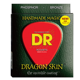 DRDRAGON SKIN DSA-2/11 MEDIUM LITE 2PACK アコースティックギター弦 2セット入り×6セット