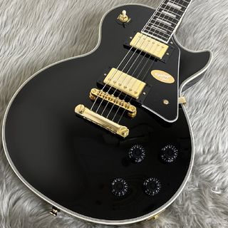 Epiphone Les Paul Custom Ebony エレキギターレスポールカスタム 黒 【現物写真】【重量：3.93kg】